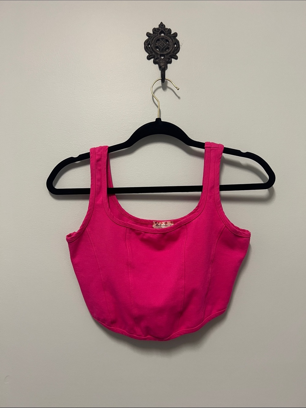 Altar'd State Intimates Hot Pink Cropped Tank Small